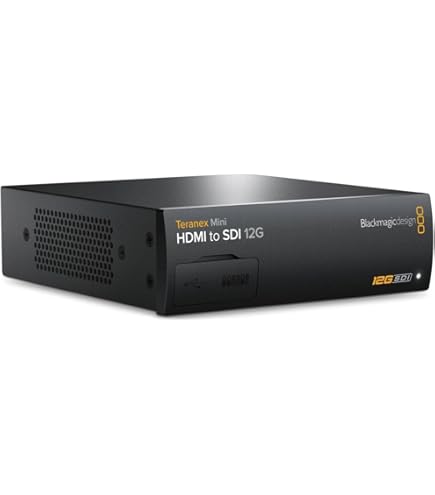 Blackmagic DesignコンバーターSDI/HDMI 2個 Amazon.com: Blackmagic Design Mini Converter SDI to HDMI